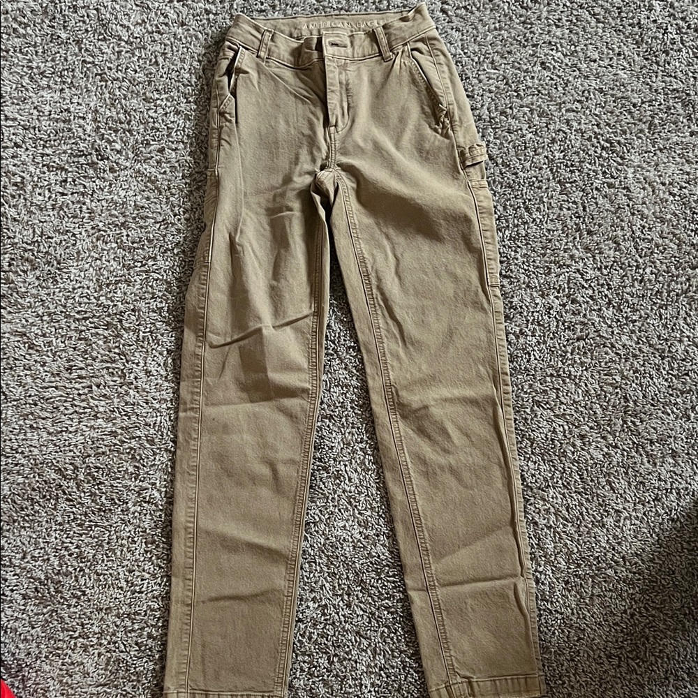 American Eagle Outfitters Tan Cargo Pants